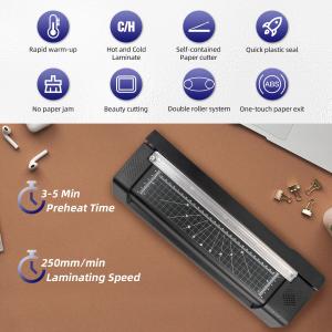 Buy cheap Cold Hot 13 Inch Desktop Laminating Machine 4 in 1 Thermal Laminator With Paper Trimmer Punch Corner Rounder from wholesalers