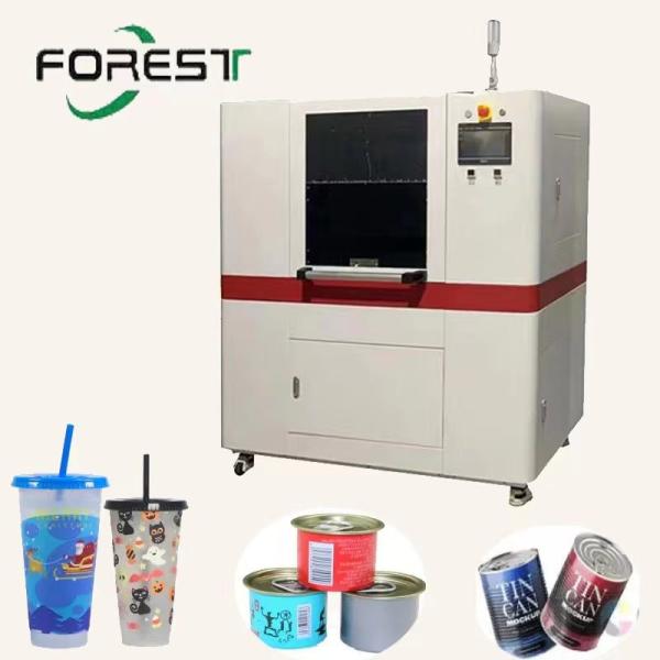 Quality Diameter 40mm UV Cylindrical Printer OEM For Bottles Mugs Cans for sale