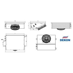 Crane Cab Air Conditioning Unit high temperature EOT cabinet air conditioner
