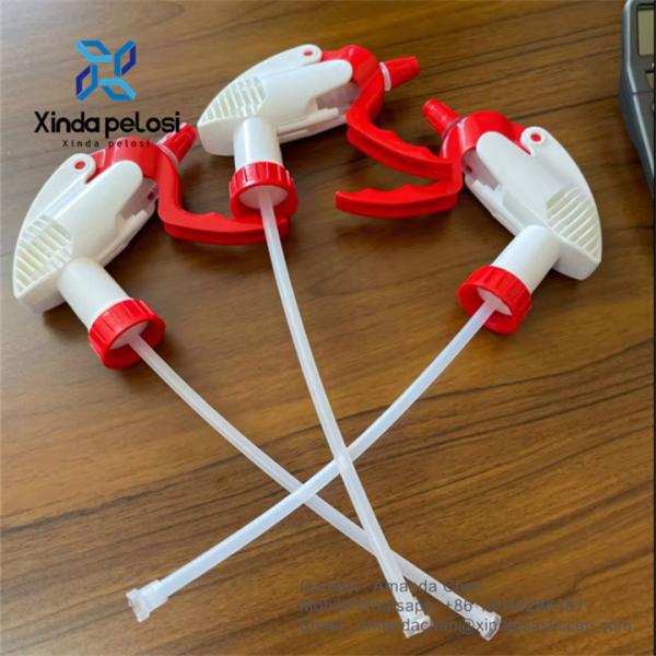 Quality Chemical Cleaner Trigger Sprayer Hand Pump Plastic Trigger Sprayer For Garden for sale