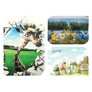 8 Core CPU Vertical Wall Inkjet Mural Printer 9600DPI H Rail For Ceramic Tile