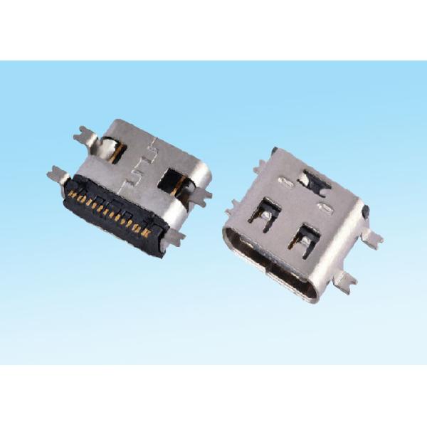 SMT Type 16 Pin USB Type C Connector Thermoplastic Housing In Fast Charging Usb