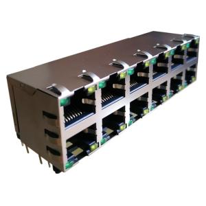 Buy cheap 2-1840251-1 2x6 MAG45 Modular Jack Gigabit Circuit POE PLUS Shielded With Leds from wholesalers