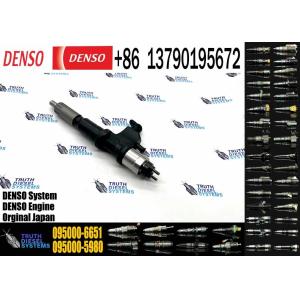 Buy cheap Original Denso Engine Common Rail Fuel Injector 095000-6650 Compatible with Isuzu Diesel Engine 4HK1 6HK1 from wholesalers