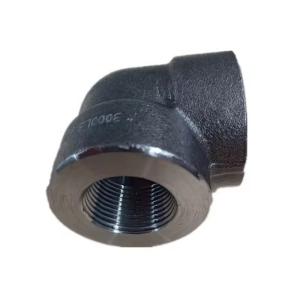 ANSI/ASME Stainless Steel Carbon Steel Threaded Elbow Customizable Sizes &
