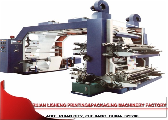 Multi Color Flexo printing machine for Roll Paper / Plastic Film / Non Woven /