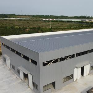 Prefabricated Steel Workshop with Crane H-Section Frame
