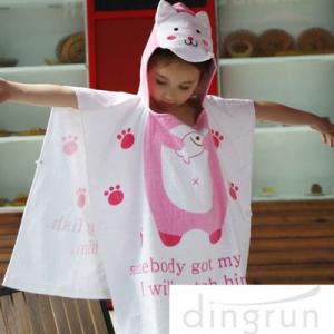 Buy cheap OEM Super Soft Personalized Cotton Hooded Poncho Towels Eco - Friendly from wholesalers