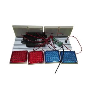 Buy cheap AC265V Integrated Portable Solar Flashing Warning Lights Aluminum Case from wholesalers