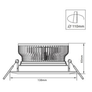 Buy cheap Eco Friendly 9W Epistar LED Down Lighting, LED Ceiling Lamp with CE, RoHS, CCC Approval from wholesalers