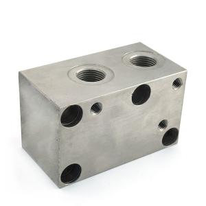 Buy cheap Customized Aluminum Valve Metal Block with /-0.05mm Tolerance and RoHS Certification from wholesalers