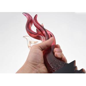 Irregular Shape Colored Glaze Trophy Cup For Movie / Music Awards Participator