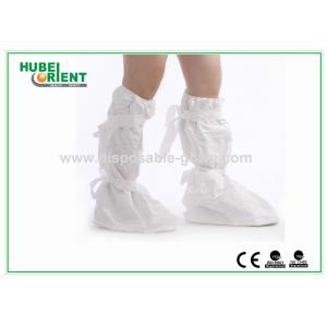 Buy cheap 80g/m2 PP CPE Disposable Boot Covers With PVC Sole from wholesalers