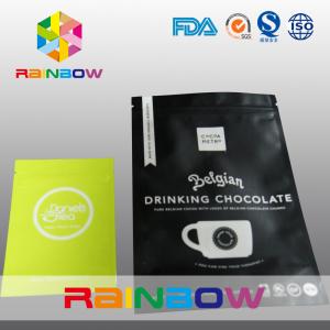 Buy cheap Flat three sides sealed mylar foil zipper with hange hole from wholesalers