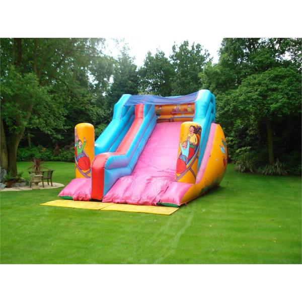 Mini Colorful Kids Inflatable Dry Slide For Commerical