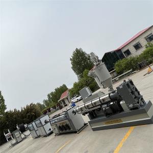 Buy cheap PE Spiral Pipe Extrusion Line Single Wall Plastic Corrugated Pipe Production Machine from wholesalers
