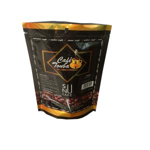Buy cheap Custom Printed Compostable Biodegradable Food Grade Kraft Paper Cafe Coffee Packaging Bag Zip Packing Pouch With Plastic Valve from wholesalers