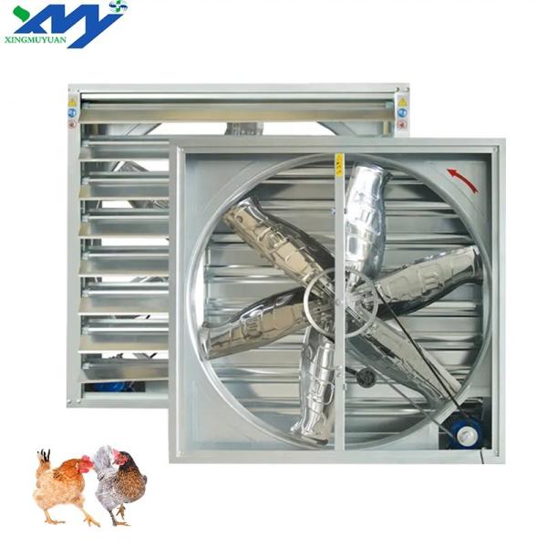 Quality Pig Pen Using 1380mm Wall Mounted Heavy Hammer Box Exhaust Fan for Industrial Poultry Greenhouse Cooling System for sale