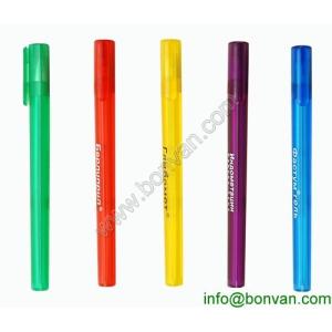 Buy cheap triangular plastic translucent ballpoint pen,plastic ball pen from tonglu from wholesalers