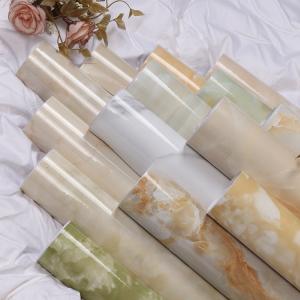 Buy cheap Waterproof Peel Stick Marble High Glossy Wallpaper for Household Refurbishment from wholesalers