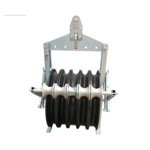 Grounding Roller Stringing Block With Anti-Static Aluminum Alloy Cable Block