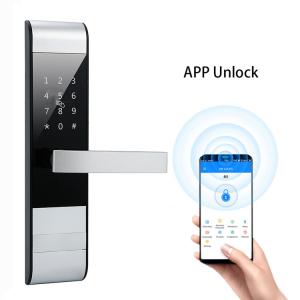 Buy cheap Apartment BLE Touch Screen Keypad Door Lock M1 Card Smart Wifi Lock product