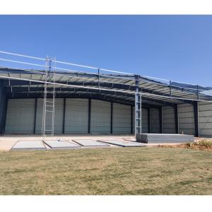 Buy cheap Steel Structure Building Aircraft Hangar Warehouse, Galvanized Prefabricated Steel Frame from wholesalers