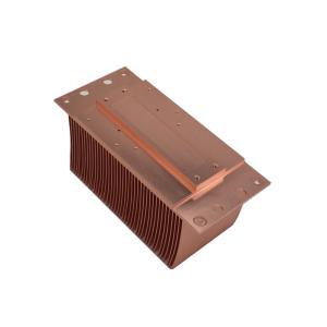 Buy cheap 650 Deactivation Copper 1100 Skived Fin Heat Sink CNC Processing from wholesalers