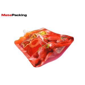 Buy cheap Foldable Gravure Printing Refillable Squeeze Pouches Top Spout For Liquid from wholesalers