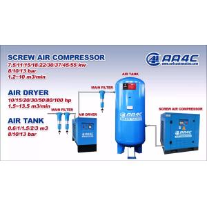 Buy cheap AA4C 3 in 1 screw air compressor from wholesalers