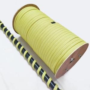 Buy cheap Factory sales high strength Braided Kevlar aramid cord rope round, square, flat shapes rope from wholesalers