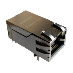 Buy cheap 0838-1X1T-W6-F POE RJ45 Connector Shielded With 10 / 100Base-TX To IP-PBX system from wholesalers
