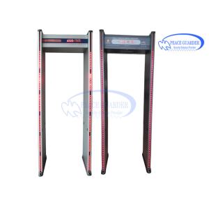 China Hospital Economical Security Metal Detector Gate 6 Zones With LED Alarm System on sale