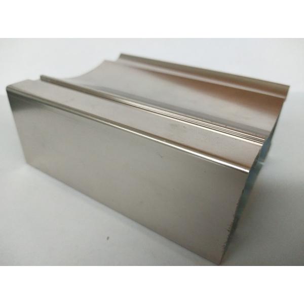 Buy cheap 6063 6061 Construction Aluminum Profile with Mirror Gloss Effect Wear Resistance from wholesalers