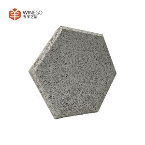 Buy cheap Combine Aesthetic Appeal Wood Wool Acoustic Panels  With OEM Services For Gyms from wholesalers