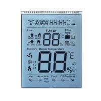 Buy cheap Transparent HTN LCD Panel Monochrome Segment LCD Display Panel For Thermostat product