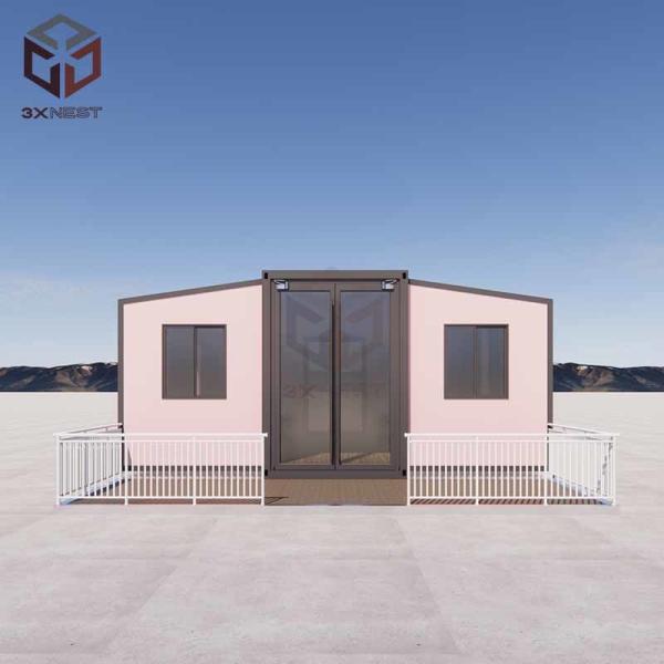 Buy cheap Double Wing Prefab Container House with Broken Bridge Aluminum Window from wholesalers