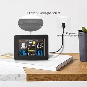 Buy cheap Wireless Sensor Indoor Outdoor Thermometer Hygrometer With Alarm Clock And Barometer from wholesalers