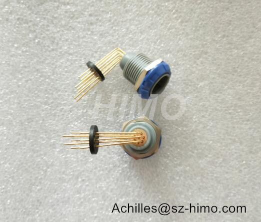 Quality wholesale high performance push pull 4 pin lemo plastic PCB chassis mount connector for cable connecting for sale