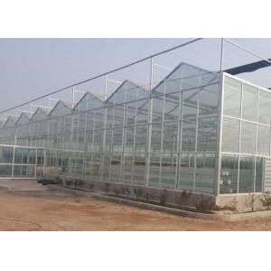 Buy cheap High Grade Galvanized Pipe Greenhouse Glass Covering Commercial product