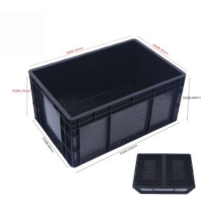 Buy cheap 600*400mm ESD Bin Box ESD Containers Esd Plastic Tool Box Black Antistatic PP Box from wholesalers