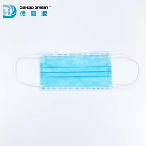 Buy cheap 9cm Nose Clip Blue Breathable Disposable Face Masks from wholesalers