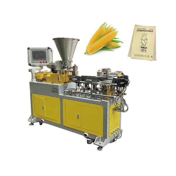 HLD Plastic Extruder Factory With CE Twin Screw Plastic Granulator For