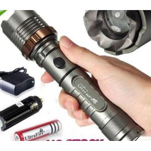 Buy cheap 18650 High Power Zoomable 2000 Lms Ultrafire Cree XML T6 Rechargeable Led Flashlight Torch from wholesalers