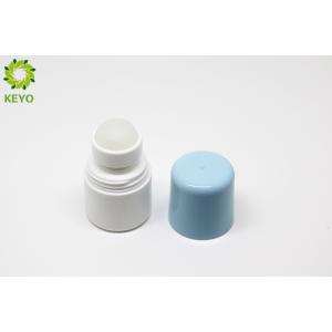 30g Antiperspirant Roller Bottle , Round PP Plastic Roll On Deodorant Bottles