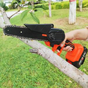 Buy cheap Portable Handheld Mini Lithium Electric Chainsaw 6 Inch Cordless Rechargeable Chainsaws from wholesalers