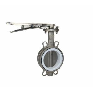 Buy cheap Customized Silicone Seal Ring Seat High Temperature Stainless Steel Butterfly Valve from wholesalers