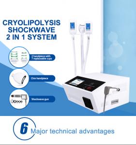 Buy cheap Cryolipolysis Fat Freezing Shockwave Therapy Combo Machine For Fast Fat Reduction product