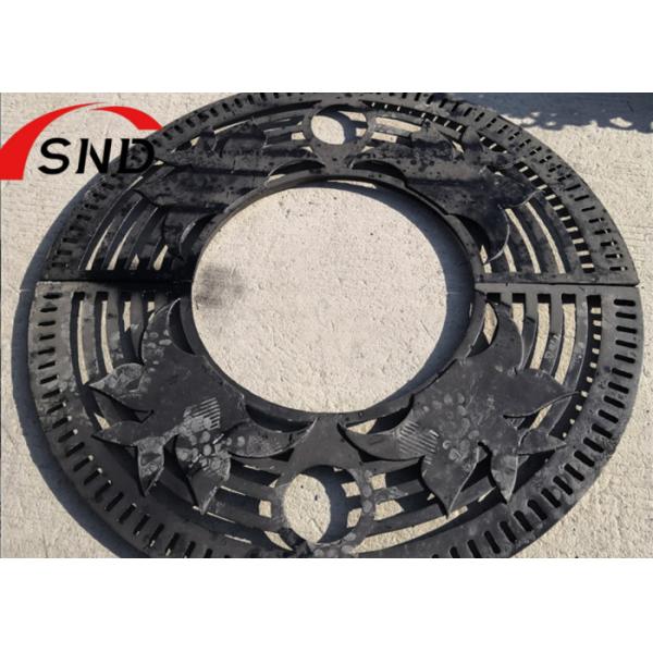 Quality E600 Round Tree Grate DIN En124 Class F900 Tree Grates Cast Iron for sale