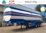 Buy cheap 42000 Liters Tri Axle Trailer , Diesel Fuel Trailer With Super Single Tires from wholesalers